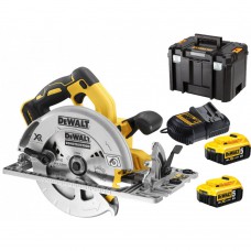 DeWALT DCS572P2 diskinis pjūklas 2x5 Ah